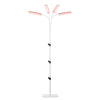 Red Light Therapy Lamp,Standing 4-Head,White