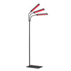 Red Light Therapy Lamp,Standing 3-Head,Black