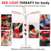 Red Light Therapy Lamp,Standing 3-Head,White